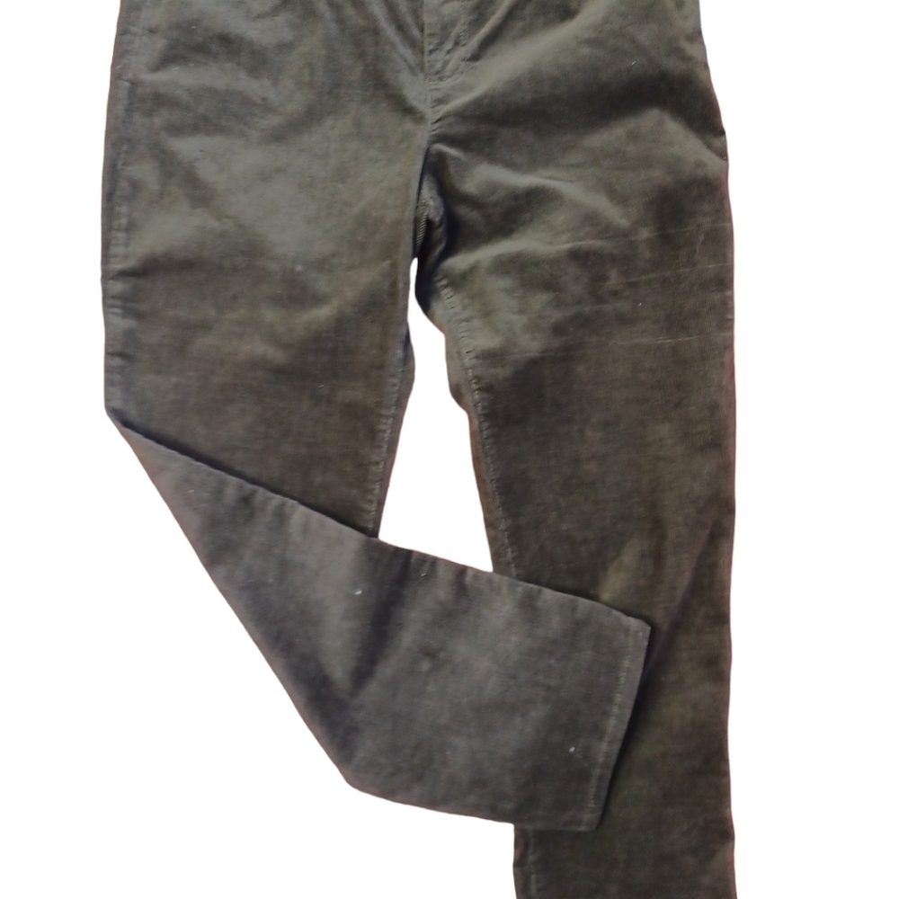 Talbot's corduroy forest green pants size 14